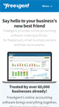 Mobile Screenshot of freeagent.com
